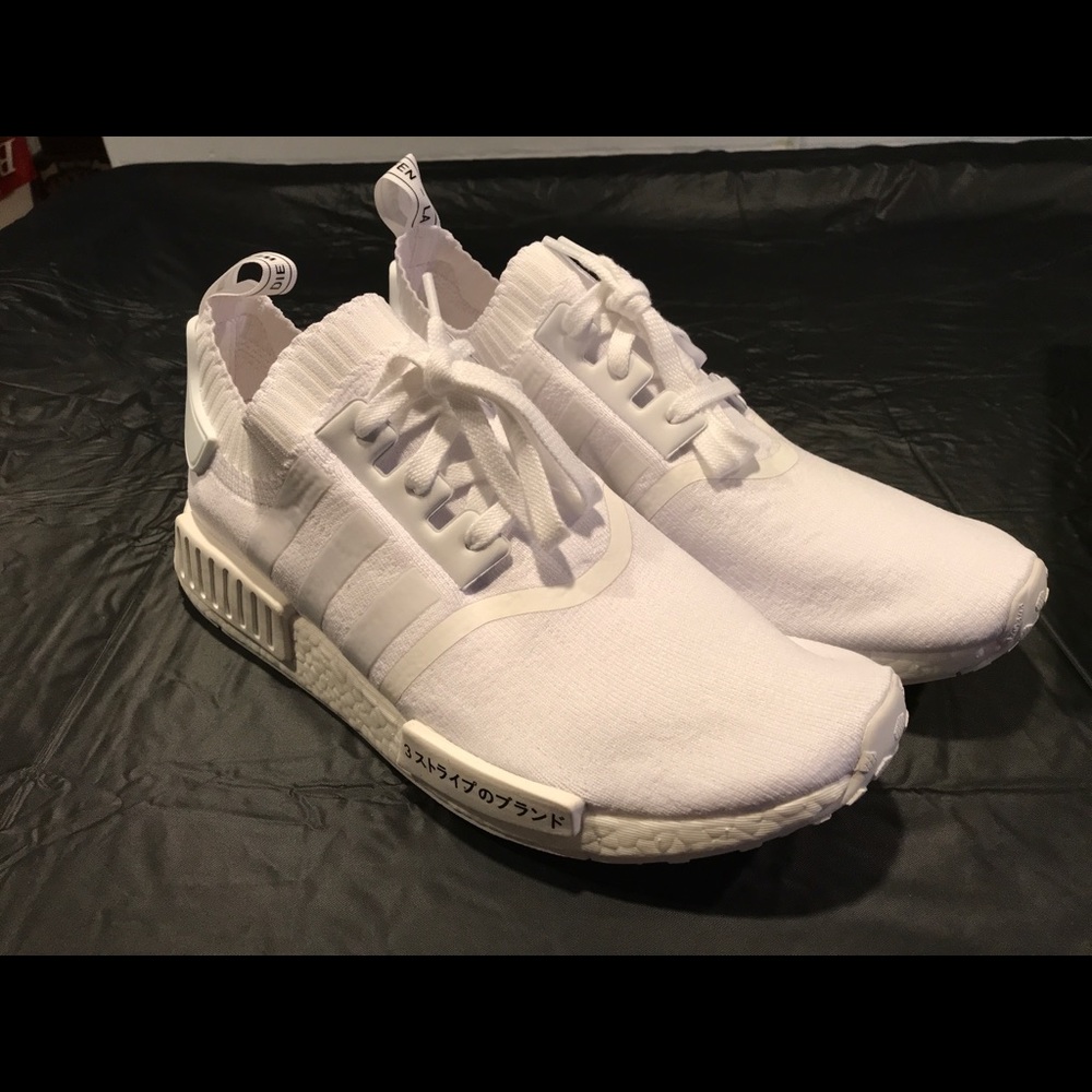 Adidas NMD R1 Triple White Japan Men’s Size 11.5